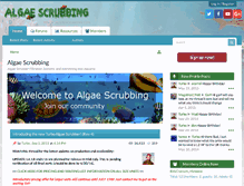 Tablet Screenshot of algaescrubbing.com